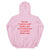 Do not &quot;Custom Text&quot; under any circumstances no matter what i say Unisex Hoodie - Tallys