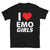 I Love Emo Girls Unisex T-Shirt - Tallys