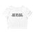 Rip Me Out The Plastic Crop Tee Shirt | Unisex Heavy Cotton T-Shirt | Latto | Cardi B | Put It On Da Floor Again - Tallys